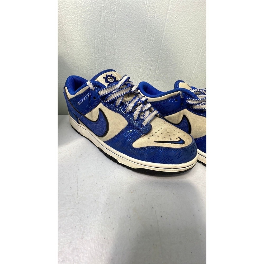 Nike Dunk Low Jackie Robinson Blue Sail 75th Anniversary DV2203-400 Youth 6Y
